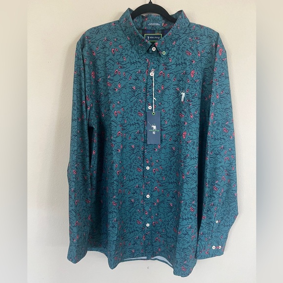 William Murray Golf Men’s 25,000 Bulbs LS Button Down - Picture 8 of 13